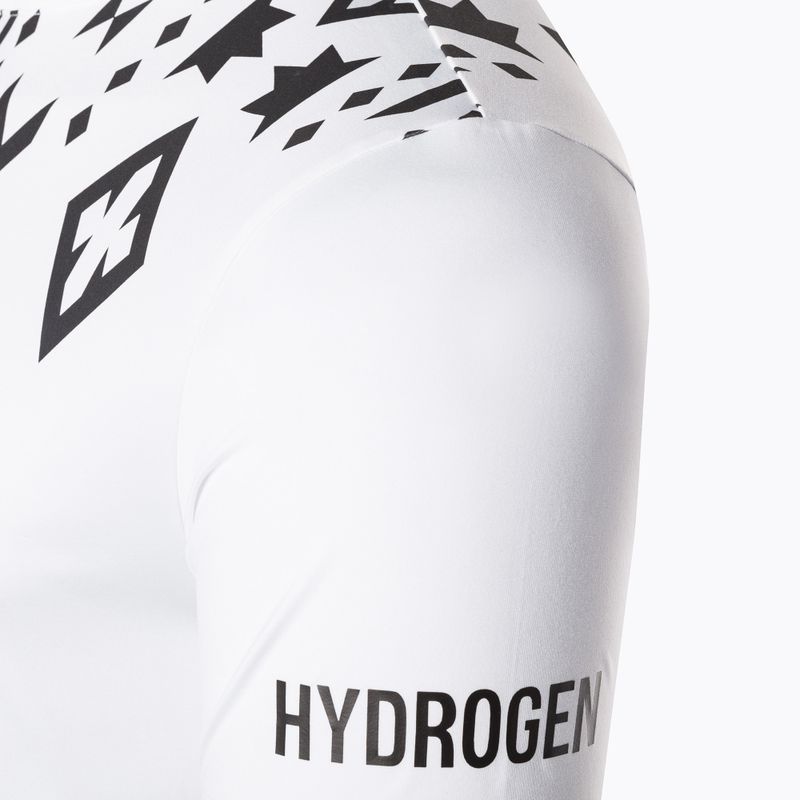 Мъжка тениска HYDROGEN Tribal Tech Tennis Shirt white T00530001 7