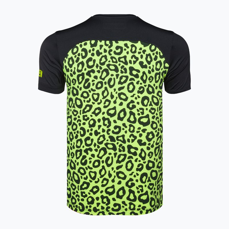 Мъжка тениска за тенис HYDROGEN Panther Tech Tee black/yellow 6
