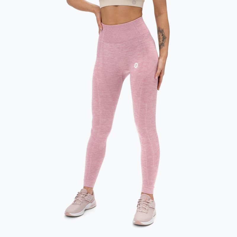 Дамски безшевни гамаши Glamour Gym розово 197