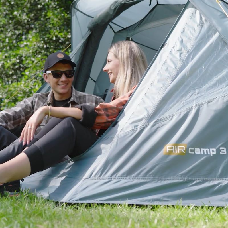 Надуваема палатка за къмпинг за 3 души KADVA AIRcamp 3 зелена 17