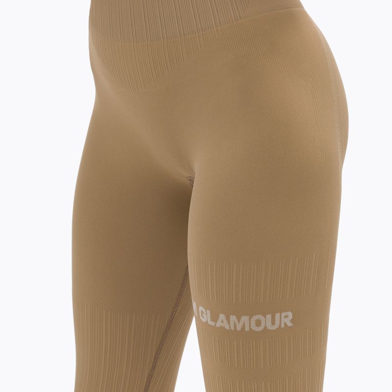 Дамски клинове Gym Glamour push up beige 312 4