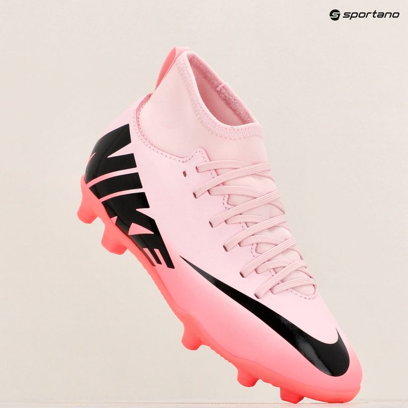 Детски футболни обувки Nike Mercurial Superfly 9 Club FG/MG Junior pink foam/black 9
