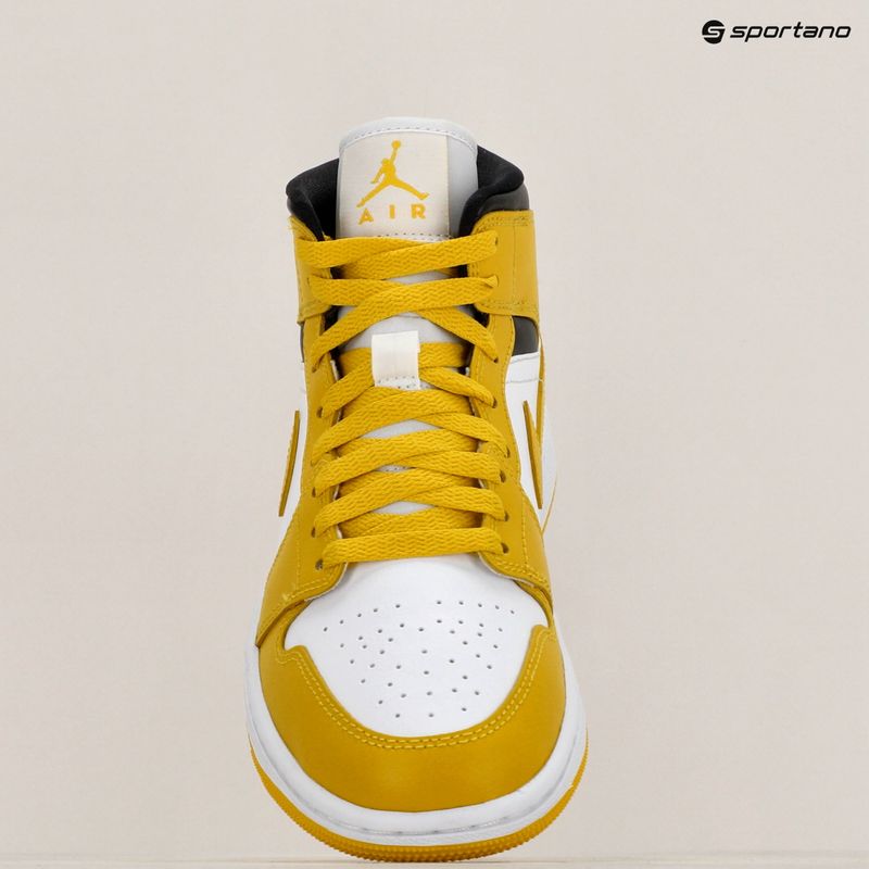 Дамски обувки Air Jordan 1 Mid white/black/vivid sulfur 9
