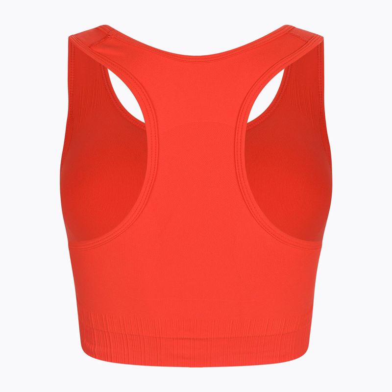 Дамски тренировъчен сутиен Gym Glamour push up orange 372 6