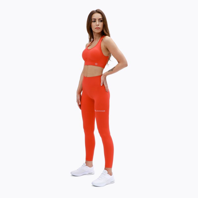 Дамски клинове Gym Glamour push up orange 369 2