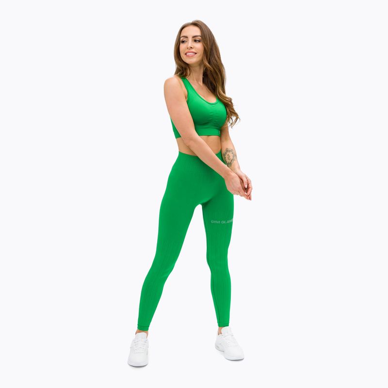 Дамски клинове Gym Glamour push up green 374 2