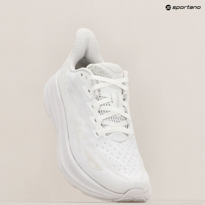 Дамски обувки за бягане HOKA Clifton 9 white/white 16