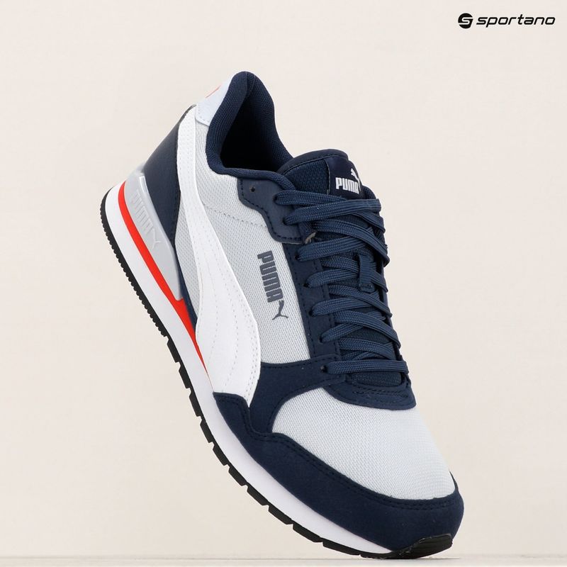 Обувки PUMA ST Runner v3 Mesh silver mist/white/club navy/for all time red/black 14