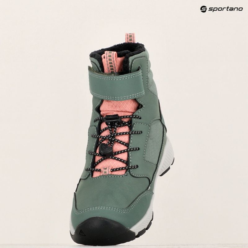 Детски ботуши за сняг KEEN Skua Winter WP dark forest/rose elegance 15