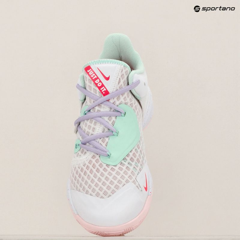 Обувки за волейбол Nike Zoom Hyperspeed Court SE бяло/ментова пяна/сиво/виолетов мъгла/розова пяна 9