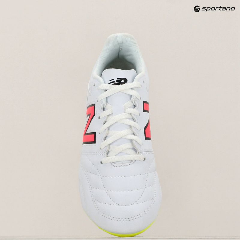 Мъжки футболни обувки New Balance 442's Academy V2 FG white/lime 14