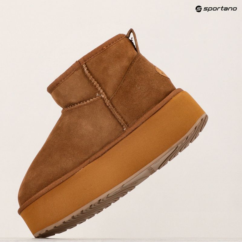 Дамски ботуши за сняг EMU Australia Stinger Micro Flatform chestnut 15