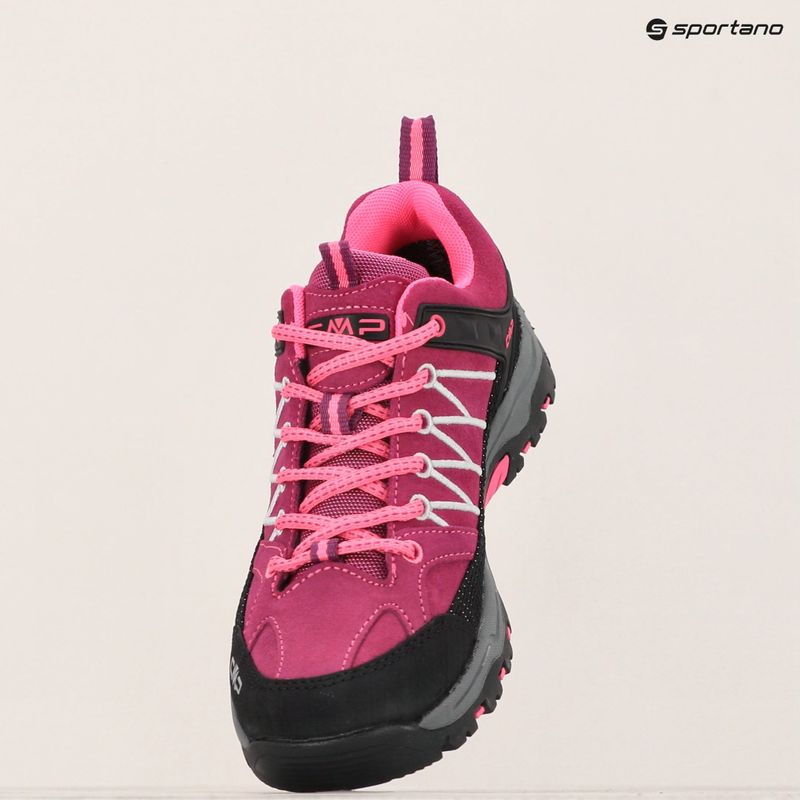 CMP юношески ботуши Rigel Low Wp berry / pink fluo 9
