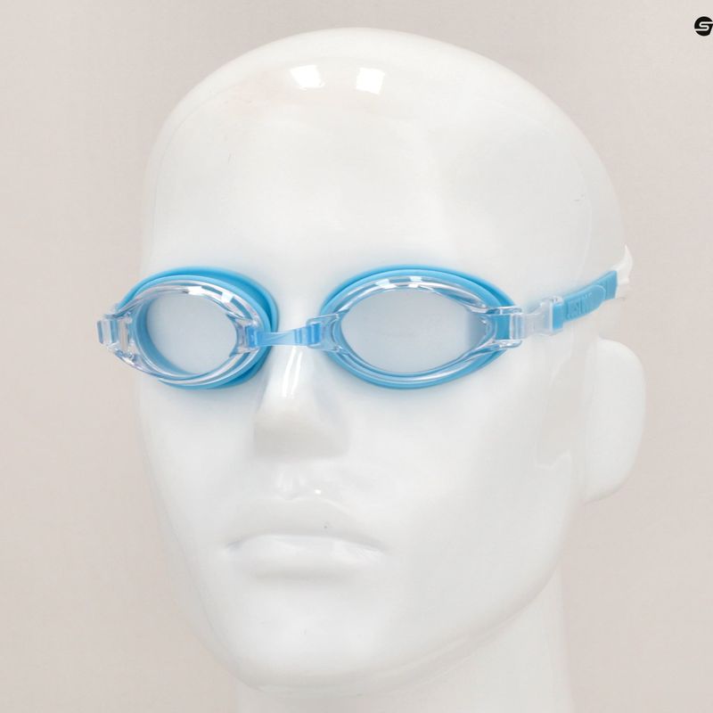 Очила за плуване Nike Chrome clear aquarius blue 3