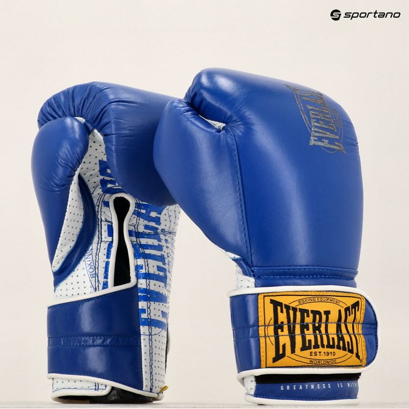 Боксови ръкавици Everlast 1910 Classic Pro blue 8