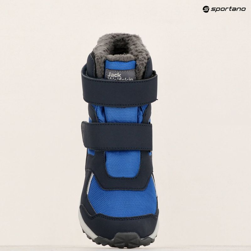 Детски ботуши за сняг Jack Wolfskin Woodland WT Texapore High VC crisp cobalt 17