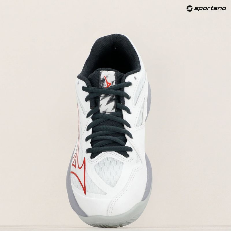 Детски волейболни обувки Mizuno Lightning Star Z7 white/salsa/black 12