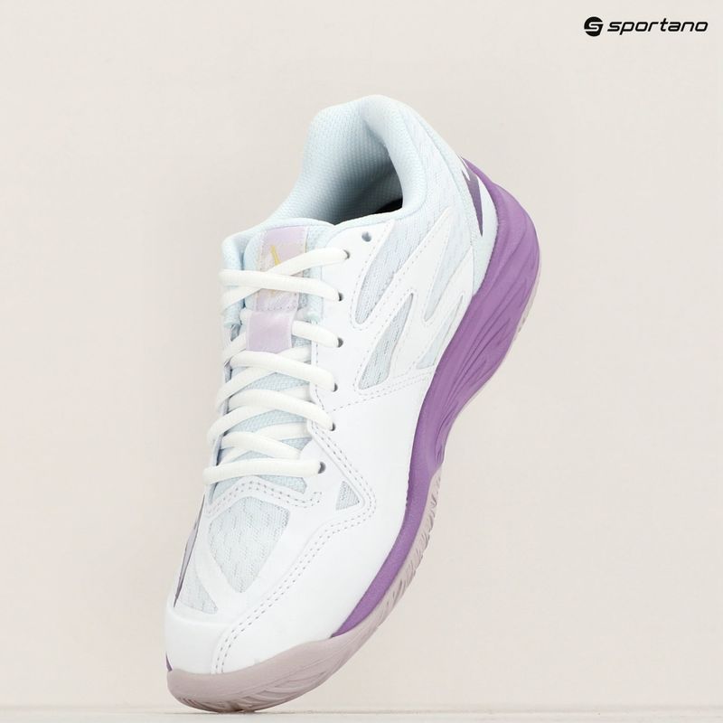 Детски обувки за волейбол Mizuno Lightning Star Z7 white/patrician purple/quince 9