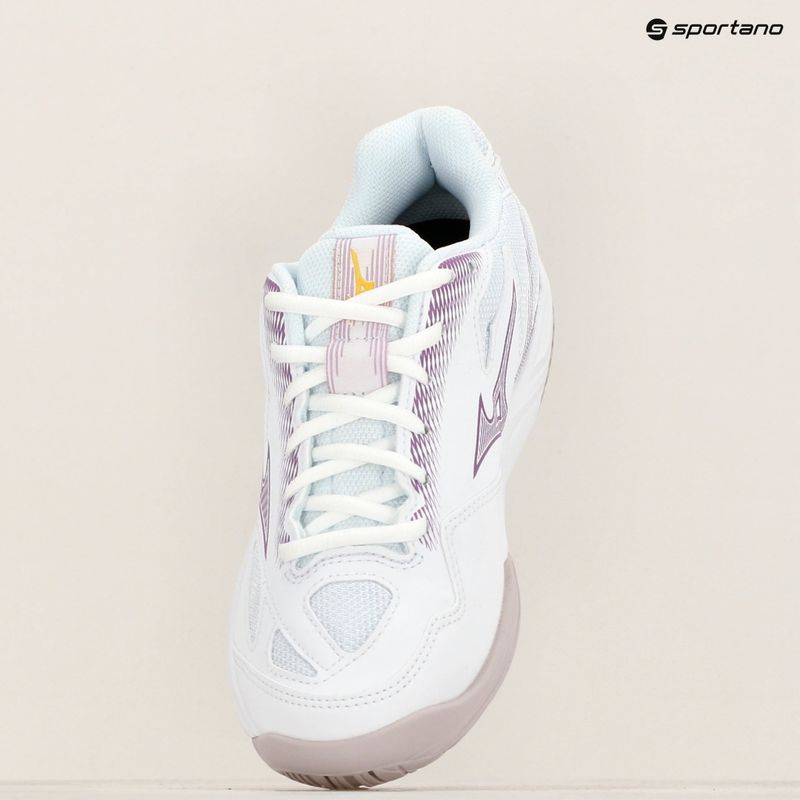 Обувки за хандбал Mizuno Stealth Star 2 white/patrician purple/quince 12