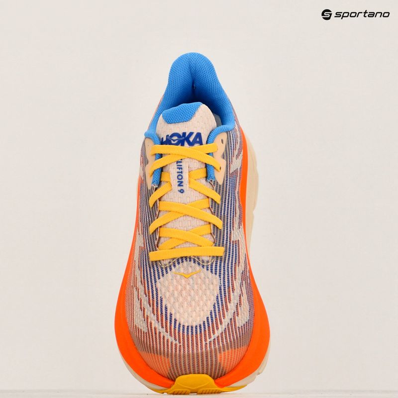 Детски обувки за бягане HOKA Clifton 9 ultramarine/electric tangerine 16