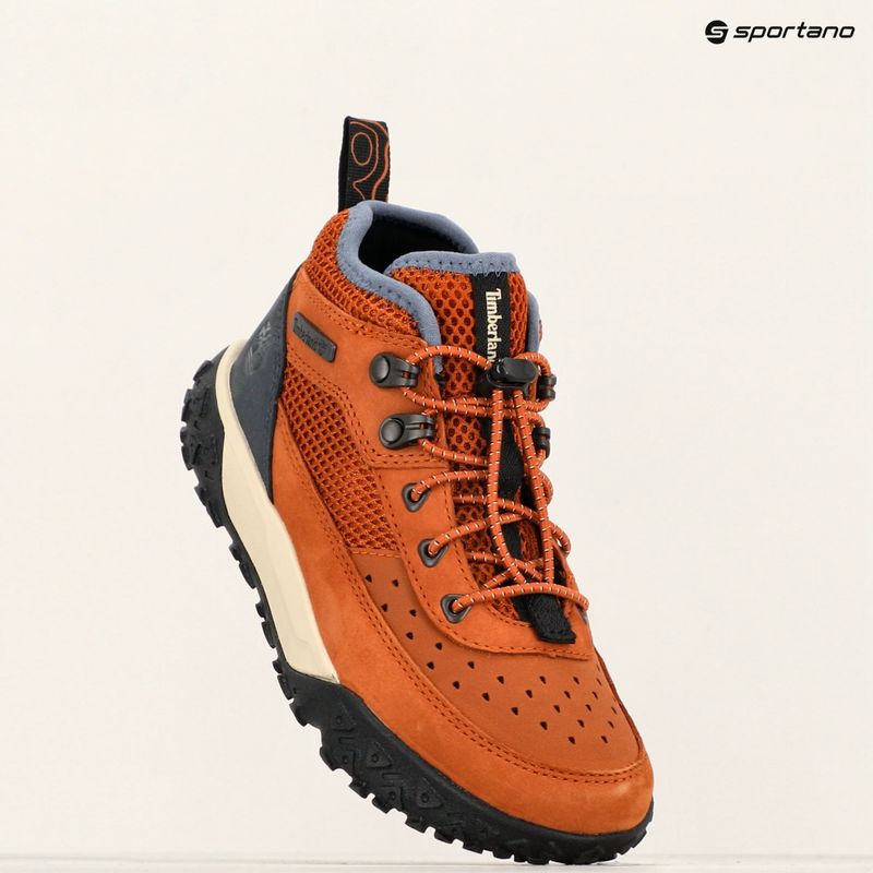 Детски обувки Timberland Greenstride Motion 6 Low Lace dark orange nubuck 17