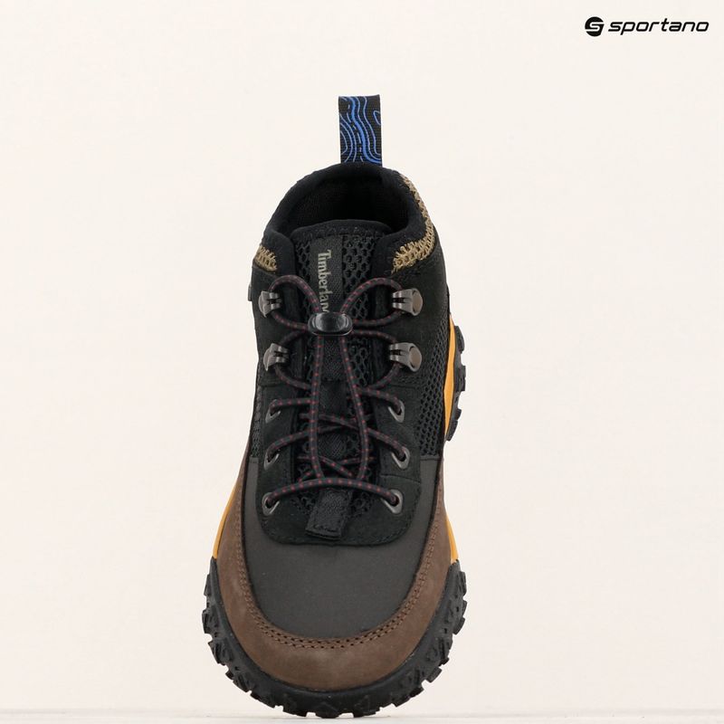 Детски обувки Timberland Greenstride Motion 6 Low Lace black nubuck/brown 17