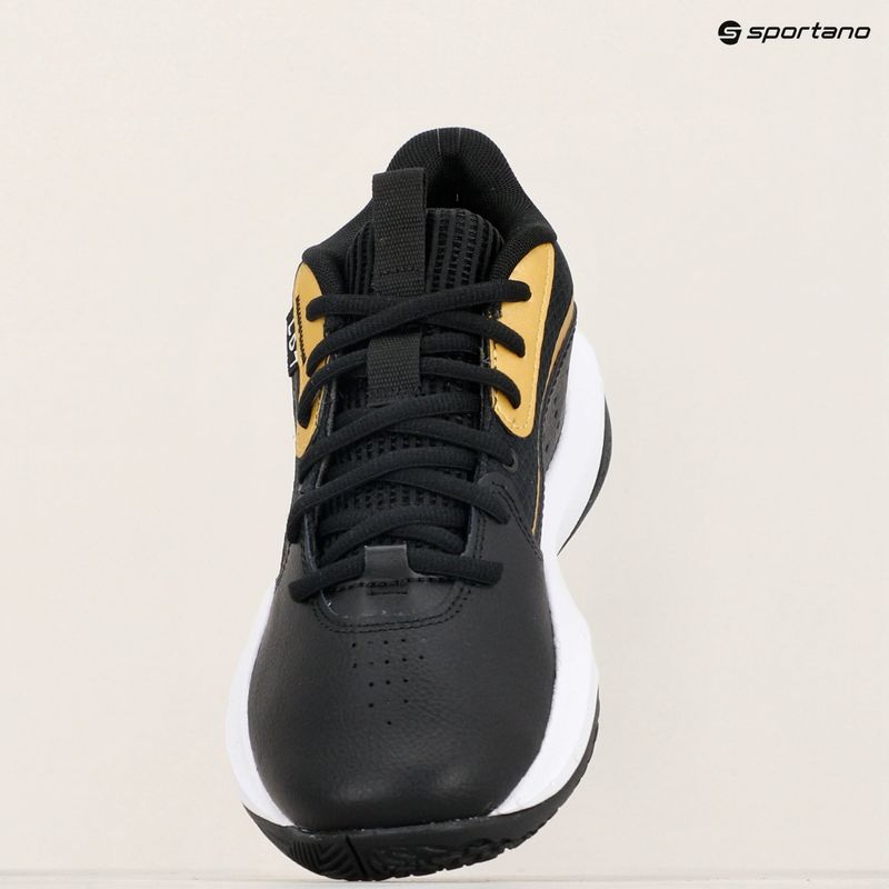 Детски баскетболни обувки Under Armour GS Lockdown 7 black/black/metallic gold 9