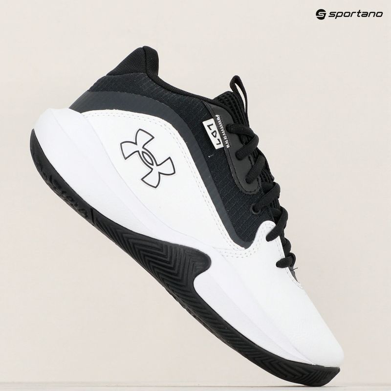 Детски баскетболни обувки Under Armour GS Lockdown 7 white/black/black 9