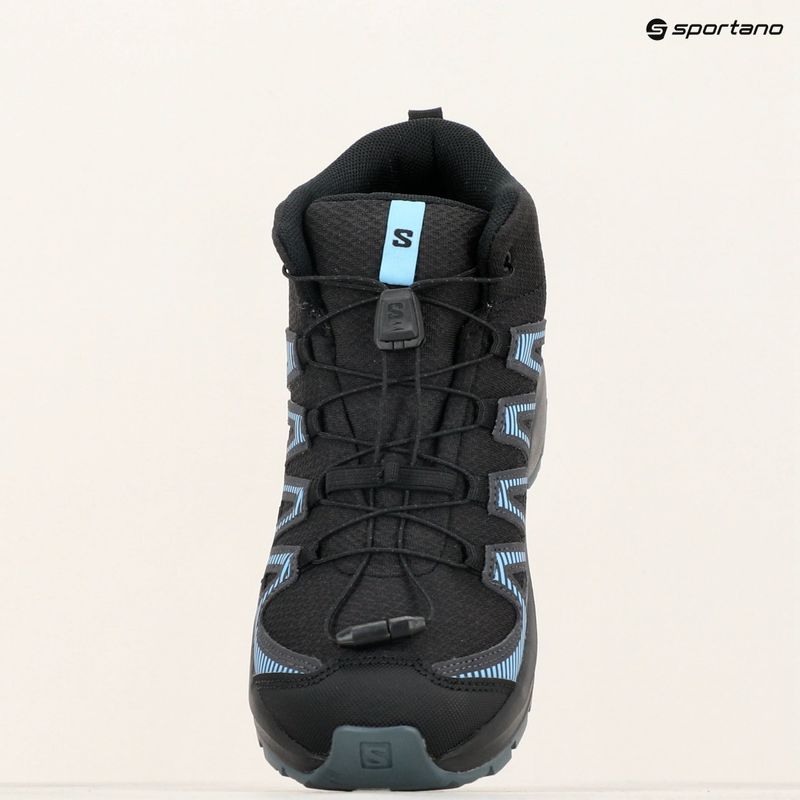 Детски обувки за трекинг Salomon XA PRO V8 Mid WP black/neptune/alaskan blue 15