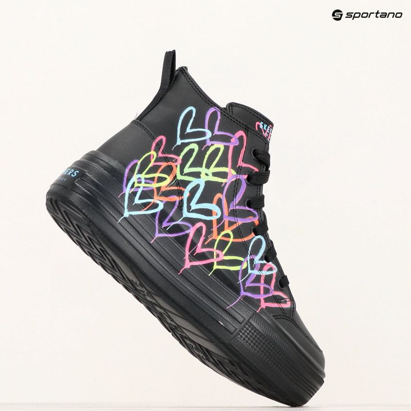 Детски обувки SKECHERS Hyperlift Love Daze black/multicolor 11