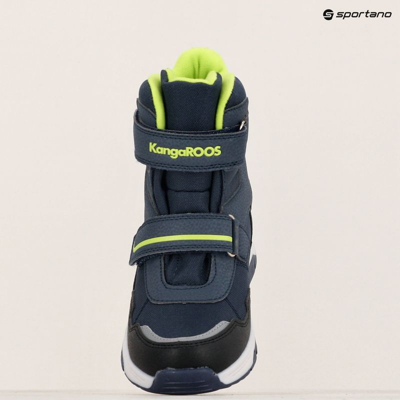 Юношески ботуши за сняг KangaROOS K-MJ Camp V RTX dk navy / lime 16