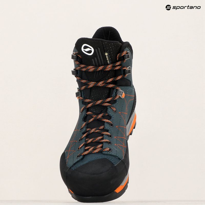 Мъжки обувки за трекинг SCARPA Zodiac TRK GTX petrol/rust orange 10