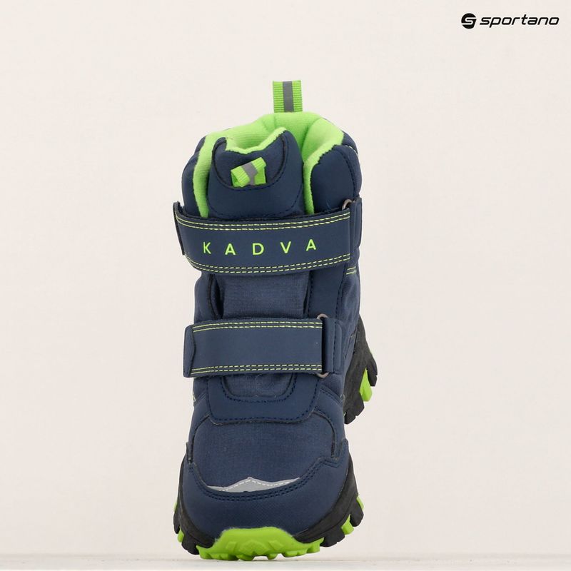 Детски ботуши за сняг KADVA Snowey Mid WP navy/green 13