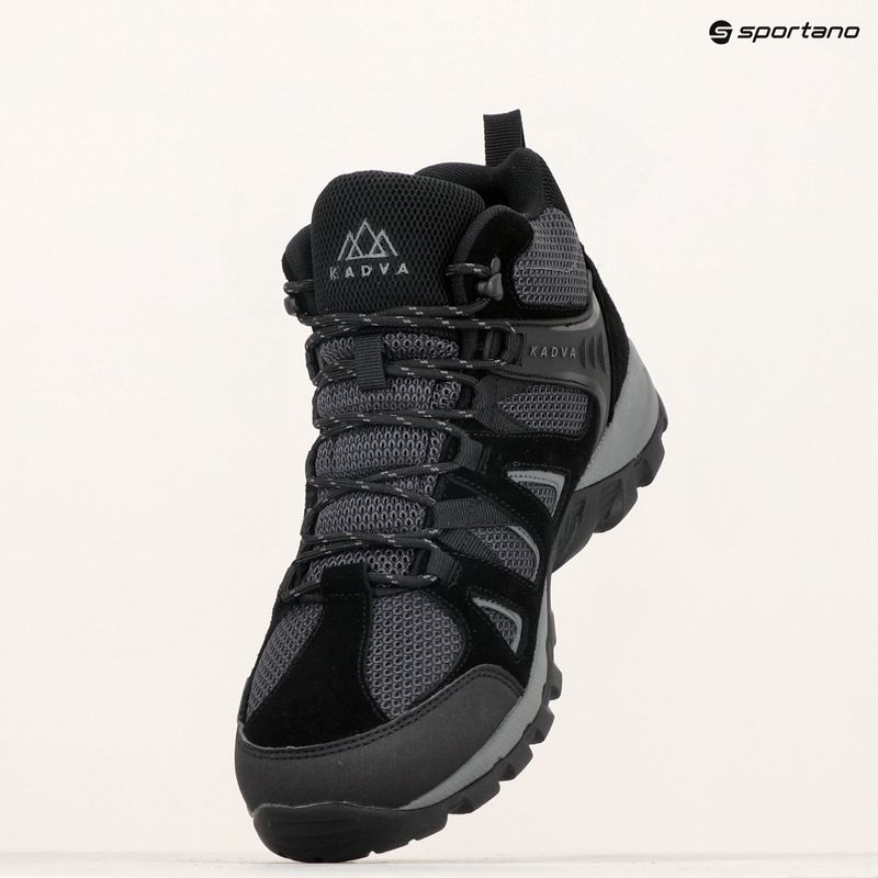 Мъжки туристически обувки KADVA Traver Mid WaterProof черен 17