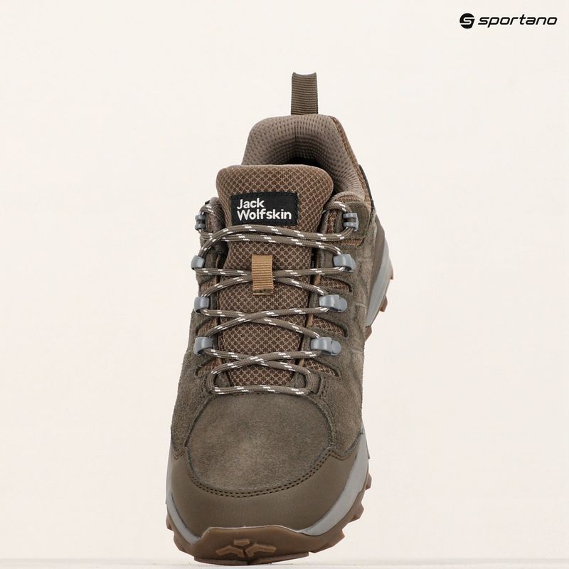 Мъжки обувки за трекинг Jack Wolfskin Refugio Texapore Low cold coffee 15