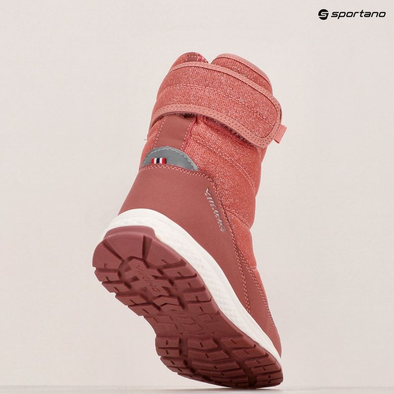 Детски ботуши за сняг Viking Footwear Equip Warm Waterproof 1V Pull On pink 10