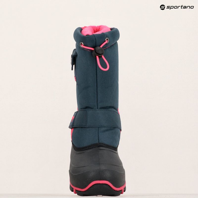 Юношески ботуши за сняг KangaROOS Kanga-Bean II dk navy / daisy pink 9