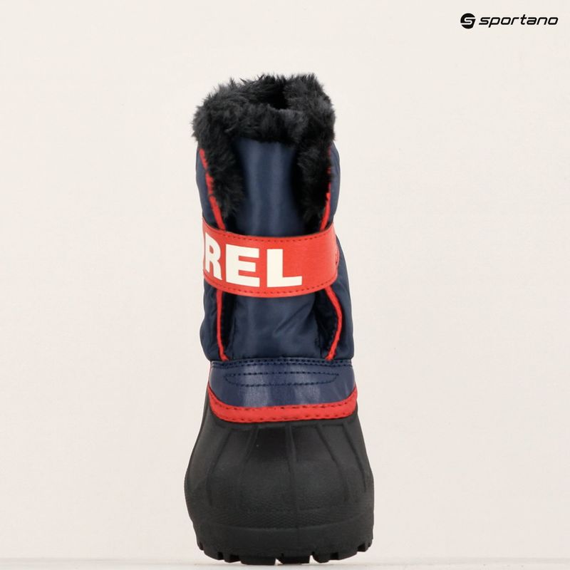 Детски ботуши за сняг  Sorel Childrens Snow Commander nocturnal/sail red 16