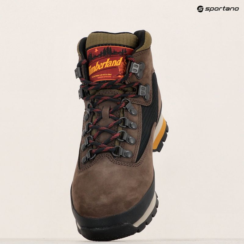 Мъжки обувки Timberland Euro Hiker Mid dark brown nubuck 17