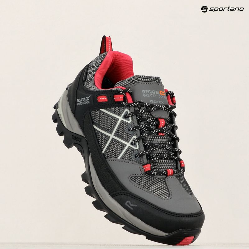 Дамски обувки за трекинг REGATTA Samaris III Low dark steel/pink 17
