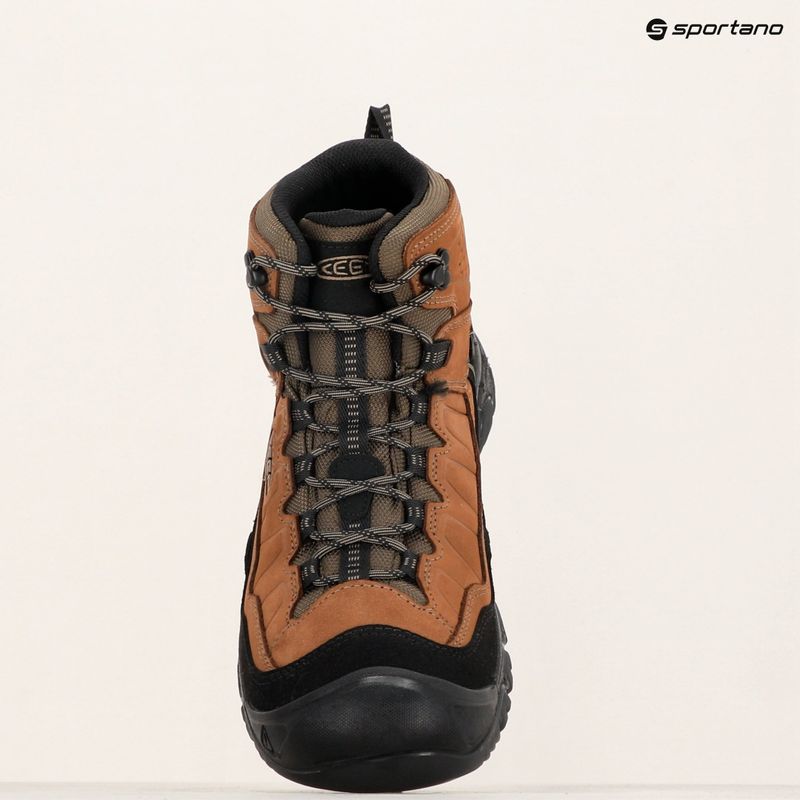 Мъжки обувки за трекинг KEEN Targhee IV Mid Wp wide bison / brindle 13