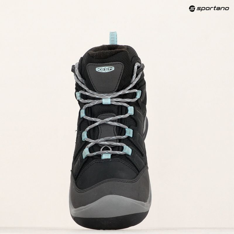 Дамски туристически обувки KEEN Circadia Mid Polar black/cloud blue 14