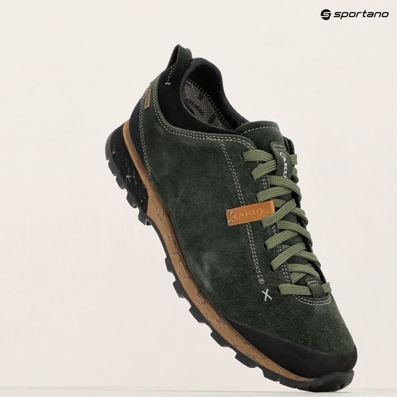 Мъжки туристически обувки AKU Bellamont III Suede GTX dark green/beige 14