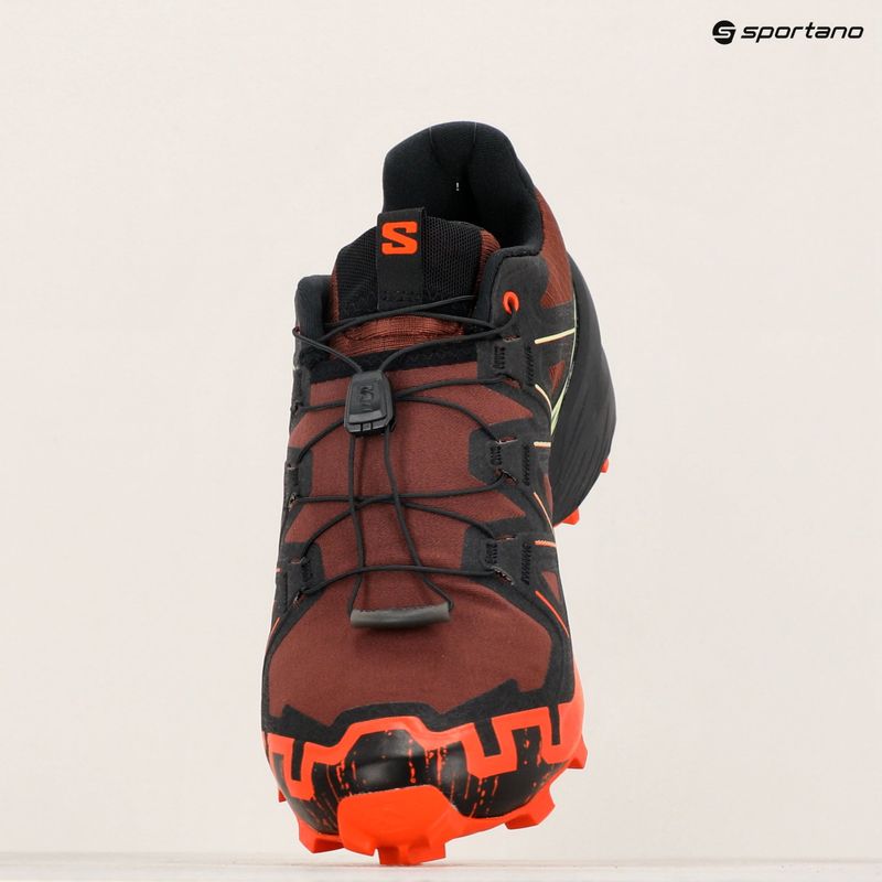 Salomon Speedcross 6 мъжки обувки за бягане ром стафида/чери домат/коняк 15
