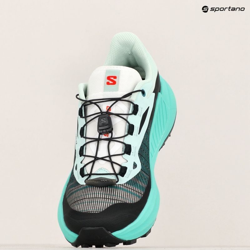 Salomon Genesis bay/electric green/cherry дамски обувки за бягане 9