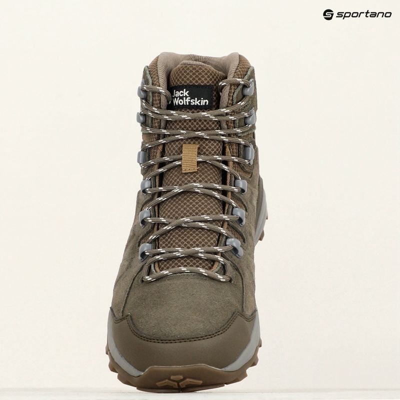 Мъжки обувки за трекинг Jack Wolfskin Refugio Texapore Mid cold coffee 9