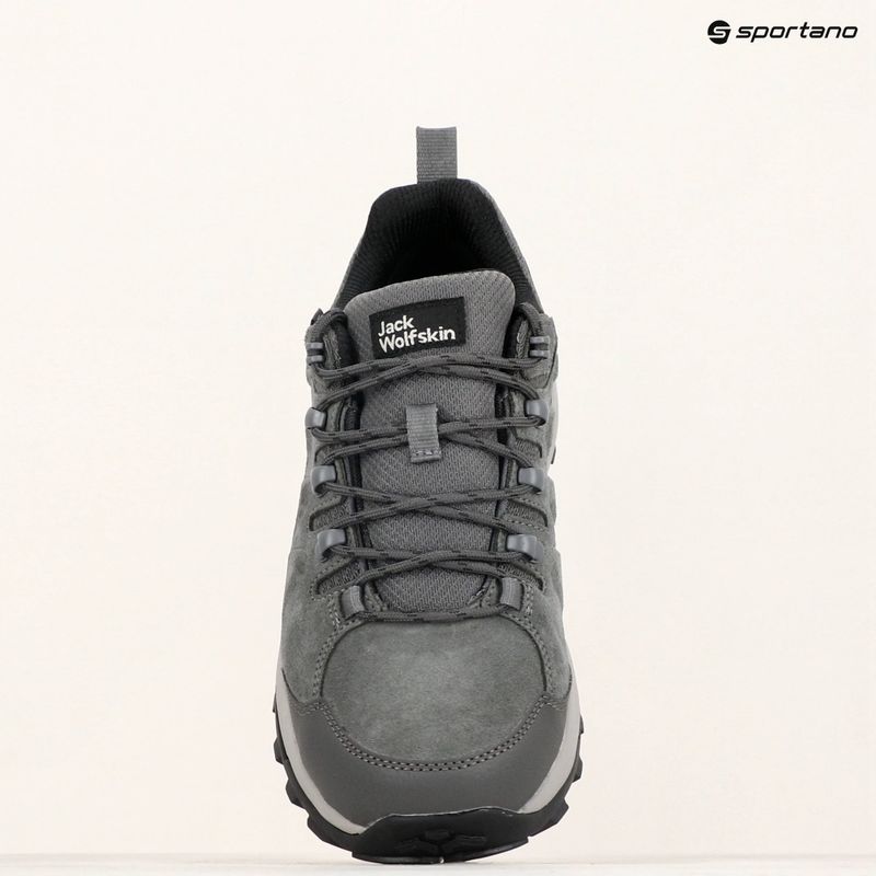 Мъжки обувки за трекинг Jack Wolfskin Refugio Texapore Low slate 10