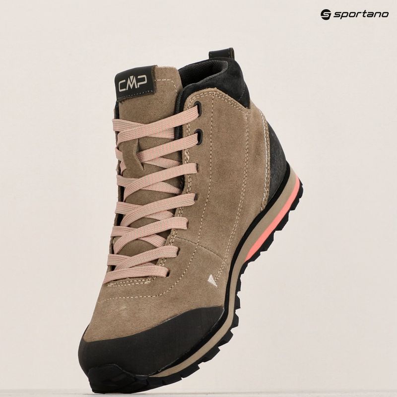 Дамски ботуши за трекинг CMP Elettra Mid sand / pesca 15