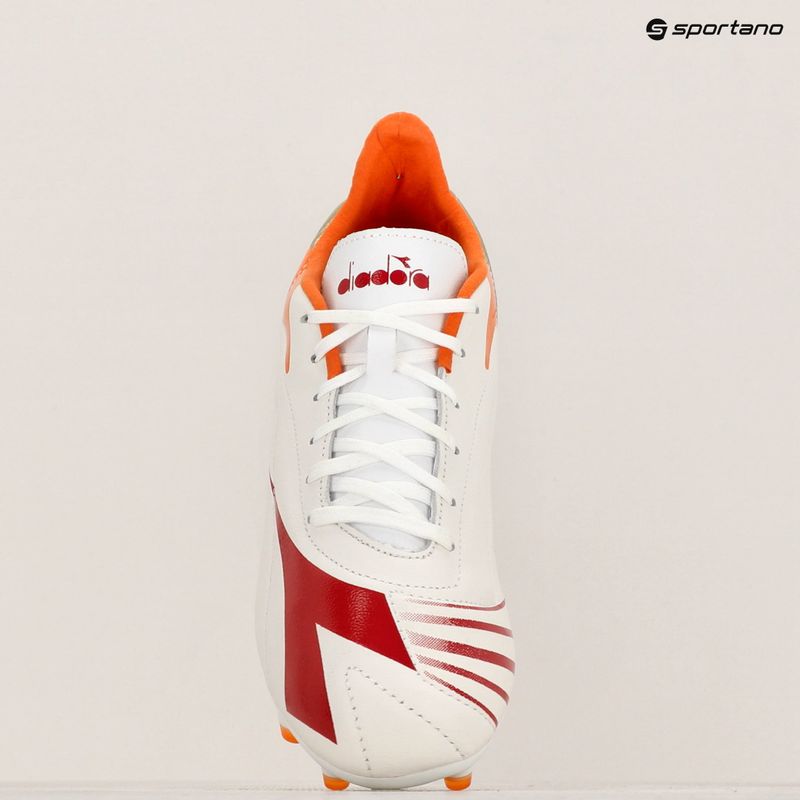 Мъжки футболни обувки Diadora Maximus LT SLP12 white/chili pepper/russet orange 15