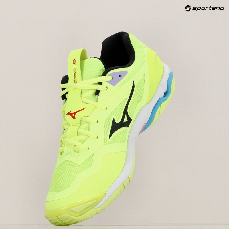 Мъжки обувки за хандбал Mizuno Wave Stealth 6 neo lime/black/splish splash 9